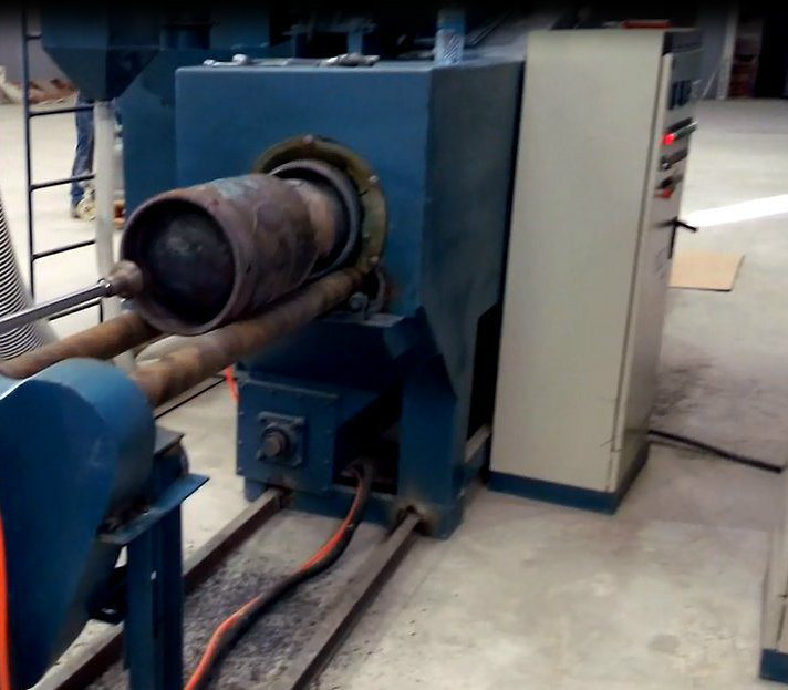 LPG Gas Cylinder Surface Cleaning Shot Blasting Machine