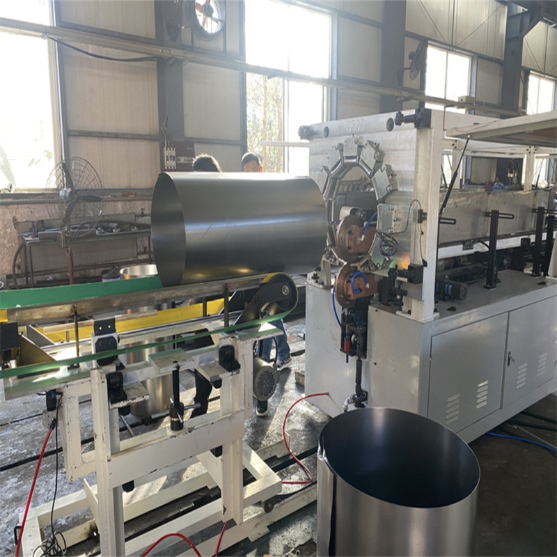 Steel Drum Production Line with Flanging& Expanding &Assembly Machine for Drum Making Use