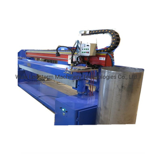 PLC Control LNG Gas Cylinder Internal Tank Linear Seam Welding Machine, LNG Cylinder Straight Seam Welding Lathe#