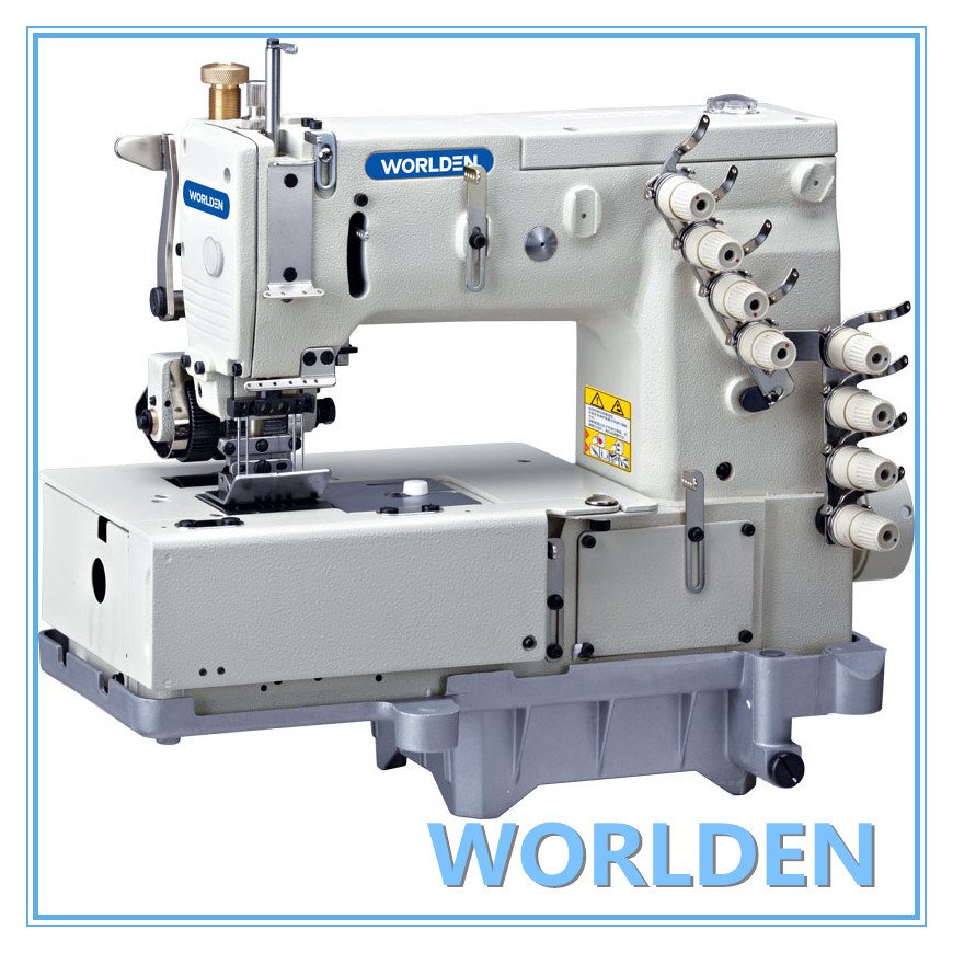 WD-1508P Flat Bed Double Chain Stitch Machine With Horizontal Looper Movement Mechanism