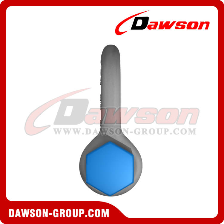 Dawson Brand Hot Dip galvanizado tipo cadena grillete con pasador de seguridad