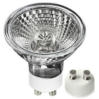 Best Sellertriangle Bulbs 50 Watt, GU10 Base, 120 Volt, MR16 with UV Glass Cover, Halogen Flood Light Bulb, Q50MR16/FL/GU10
