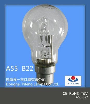 Eco Energy Saving A55 Halogen Bulb with CE, RoHS Approved