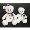 Christmas Toy Custom Stuffed Snowman in A Little Red Hat