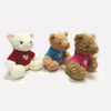 Custom Crumpled PV Teddy Bear Dressed Soft Toys
