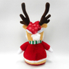 Plush Stuffed Soft Animal Christmas Deer with Red Clothes