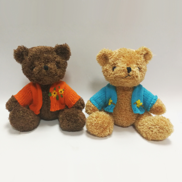 Latest Kids Toys 2018 Cute Brown Teddy Bear Toys with Cloth