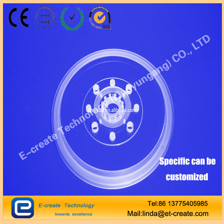 Quartz care, quartz bearing, quartz mold, quartz shaped pieces of custom processing