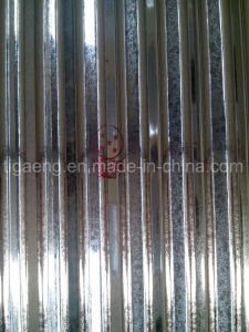 Tuile de toit ondul&eacute;e enduite de Gi de t&ocirc;les d'acier de zinc d'onde pour la Colombie