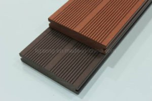 Plancher compos&eacute; de la couleur WPC de polym&egrave;re en bois durable de Decking