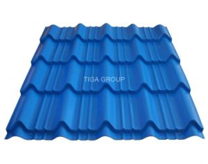 El color de la onda de la alta calidad cubri&oacute; el material para techos esmaltado del metal de la hoja de acero