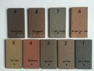 Suelo compuesto de la cubierta de los tablones WPC del PE de madera con precio de f&aacute;brica
