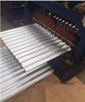 Fireproof Wave Metal Roofing Light Weight Color Galvanized Steel Sheets