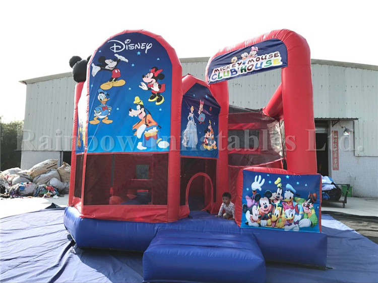 RB3094-1（5.8x5m）Inflatable Customize Cartoon Theme Combo Castle Playground Bouncer and Slide for Kids