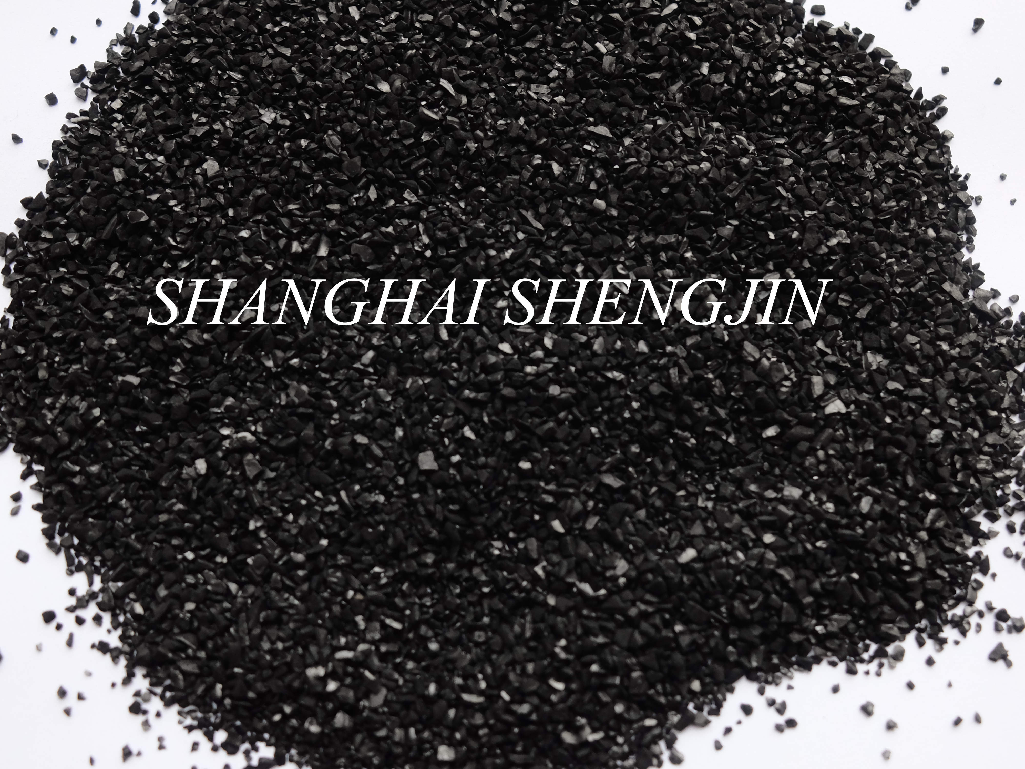 Granular activated carbon for using as catalyst or catalyst carrier
