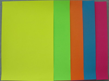 Fluorescent Card Paper