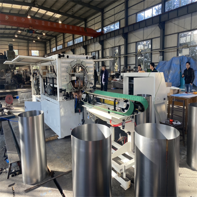 Automatic Steel Drum Circle Rolling and Resistance Seam Welding Machine^