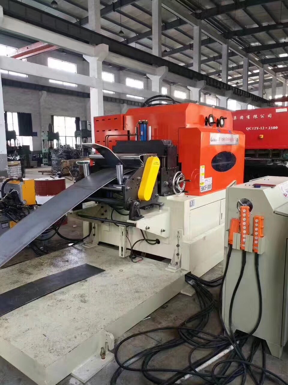 LPG Cylinder Foot Ring Steel Coil Decoiler and Straightening