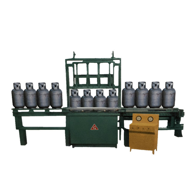 15kg LPG Gas Cylinder Automatic Hydro Testing Machine Water Pressure Testing Machine