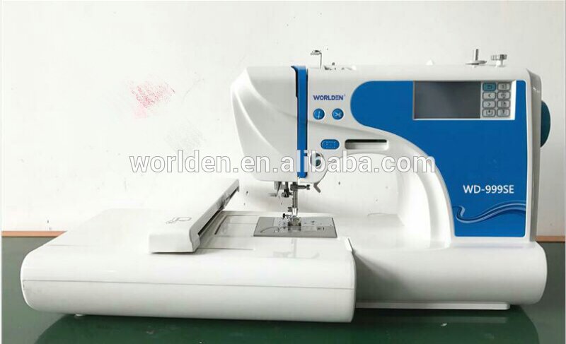 Wd-999se Computer Computerized Home Domestic Embroidery Machine Price in India Embroidery Machine