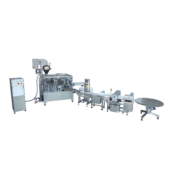 Powder doypack packing line