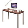 CMO 55" Large Size Modern Computer Desk Long Office Desk Writing Desk, Workstation Table for Home Office, Teak