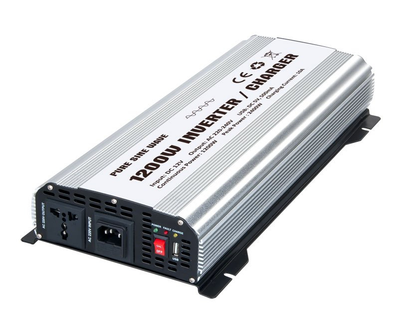 1200W Pure Sine Wave Power Inverter WITH CHARGER
