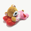 Lovely Plush Toy Sleeping Ted Bear Toy with Heart Pillow