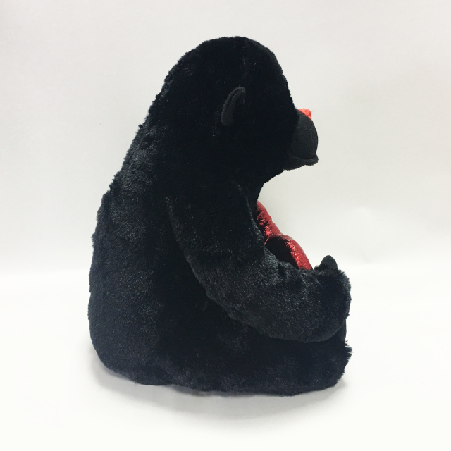 Simulation Black Orangutan Plush Toys Stuffed Black Orangutan Toys