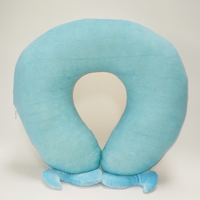 Stuffed cute emoji Dolphin Animal Neck Pillow with Bluetooth