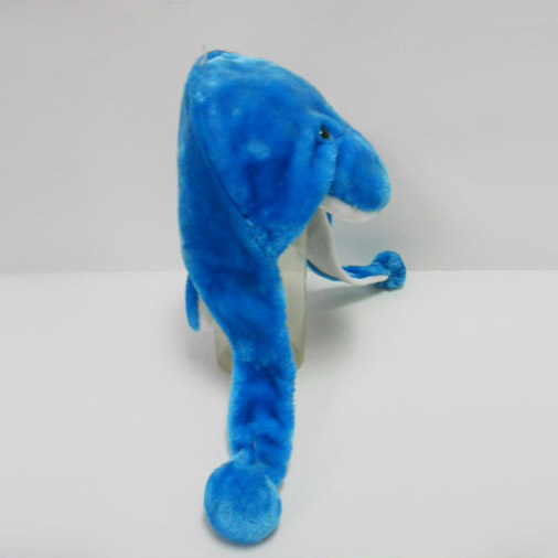 Soft Plush Toy Dolphin Winter Hat for Kids