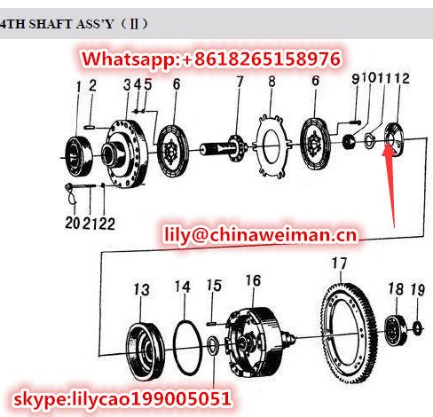 Sdlg Wheel Laoder Parts 3030900114 Disc Spring for LG936 LG938