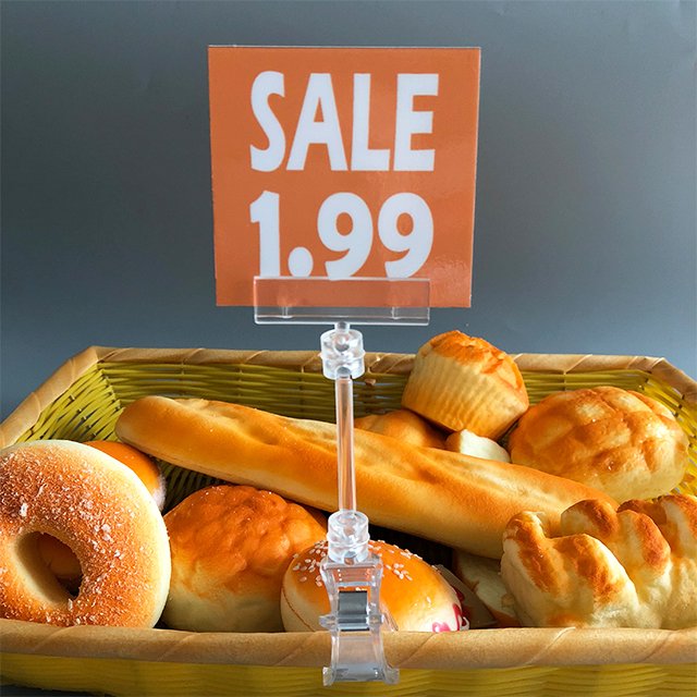 Clear Deli Case Signage Retail Signage Clip PST5L Buy deli case