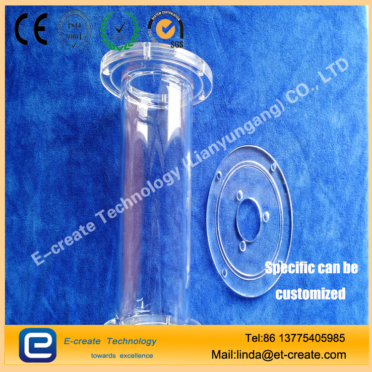 Quartz flange tube, quartz furnace tube, quartz cavity, the second quartz processing tube, quartz custom instrument