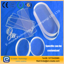 Quartz Sheet High - purity Quartz Glass Square Chip Optical Lens 50mm * 50mm * 1mm Can be customized