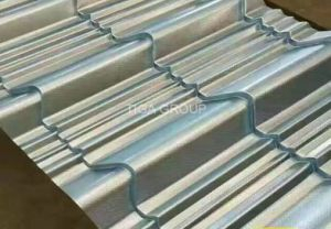 Le toit enduit d'Alu-Zinc d'onde couvre la toiture en m&eacute;tal de Galvalume de /Corrugated