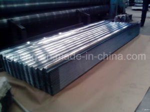 El panel de acero galvanizado acanalado Z30~Z275 del material para techos/de alba&ntilde;iler&iacute;a