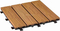 Suelo pl&aacute;stico de madera del PE de WPC del azulejo al aire libre durable de la cubierta/de los insectos antis