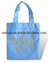 Non Woven Shopping Bag Blue Color (LYN64)