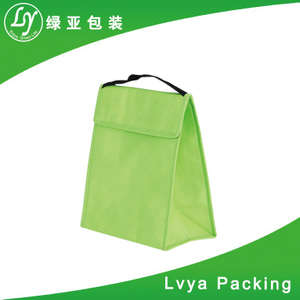 Hot product velcor fastening silver laminated non woven cooler bag for mooncake