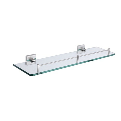 Bathroom Accessories Stainless steel Wall Mouted Glass Shelf