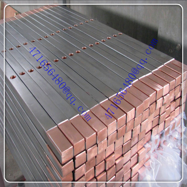 high quality ti clad copper composite metal bar for PCB