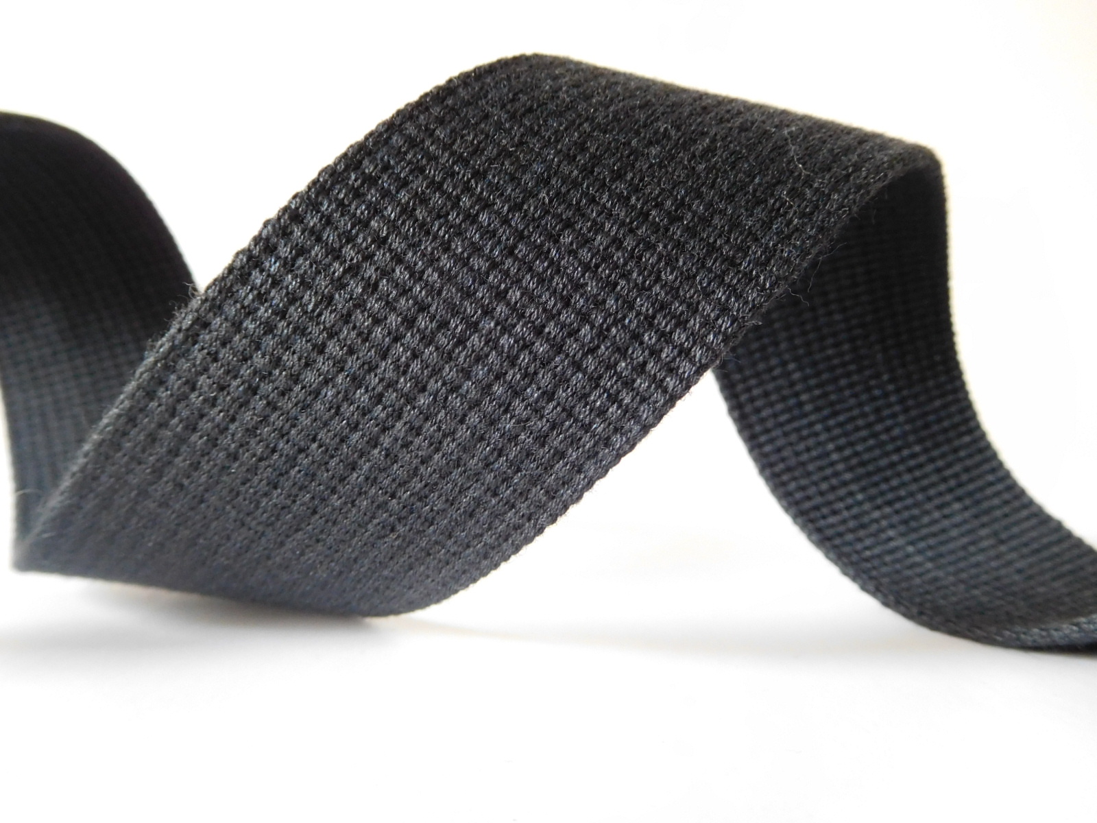 Black aramid fiber high strong webbing 