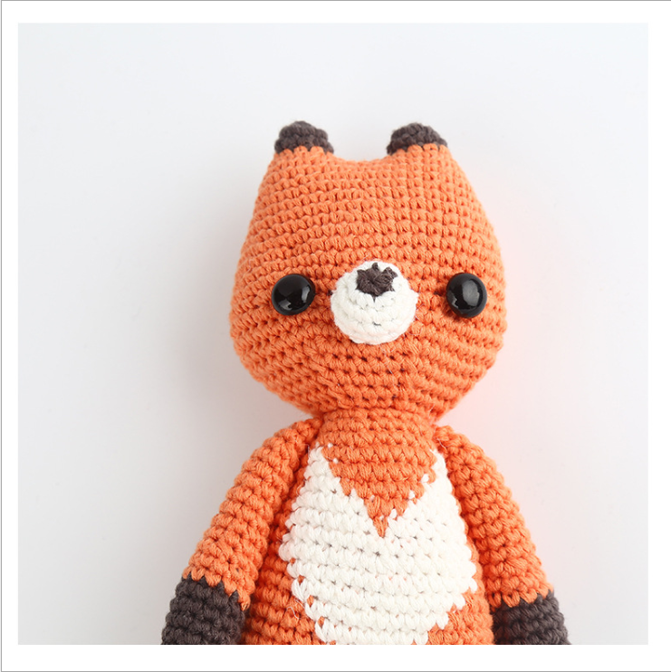 Hand Knitted fox