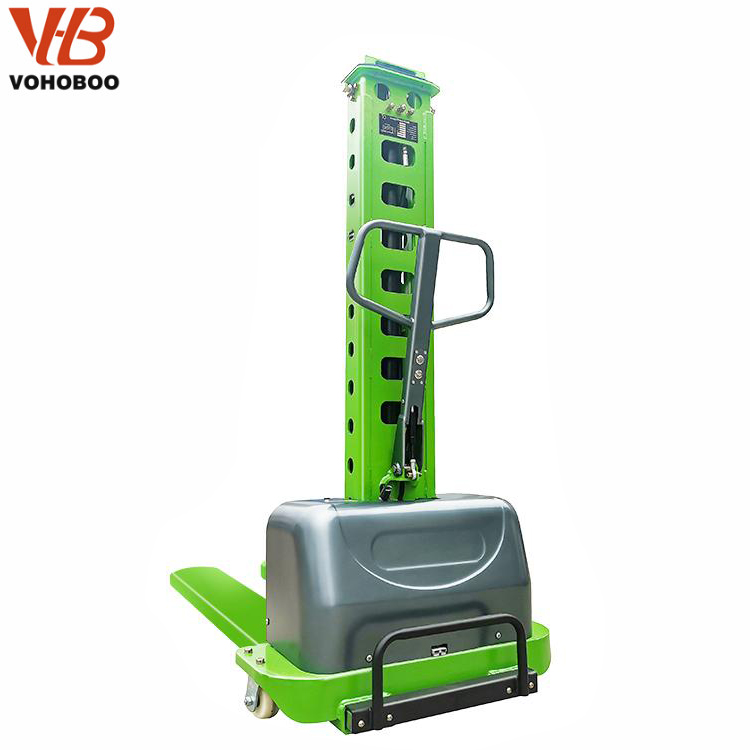 Cheap Price Electric Self Load Stacker Self Move Walking Stacker Smart Forklift