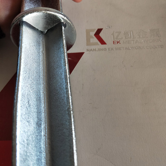 Conector de acero galvanizado para andamios
