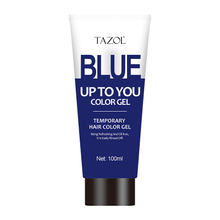 Tazol Temporary Hair Color Gel with Blue Color 100g