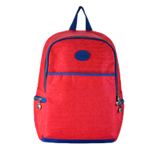 Red school backpack for girls