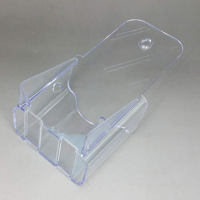 BH-L1A6 Clear A6 Phamplet Pocket Plastic Brochure Literature Display Holder Stand To Insert Leaflet On Desktop
