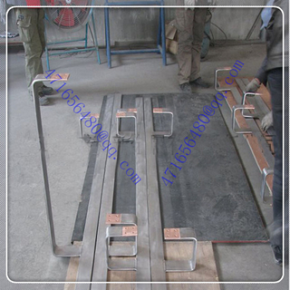 Titanium clad copper composite flat welding pieces